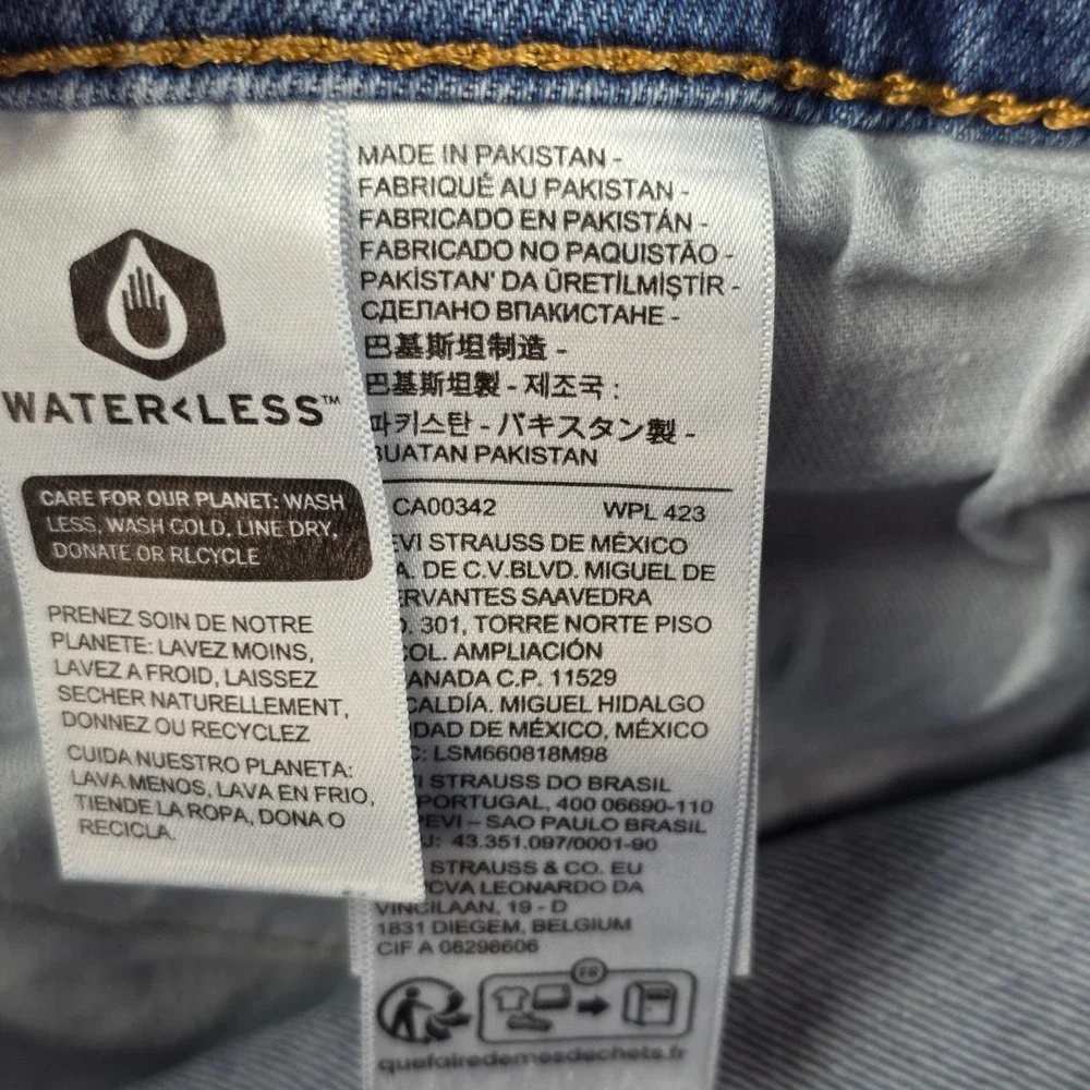 Levis 505 Regular Fit Jeans Mens 32x32 Blue Medium Wash Denim 00505-2669